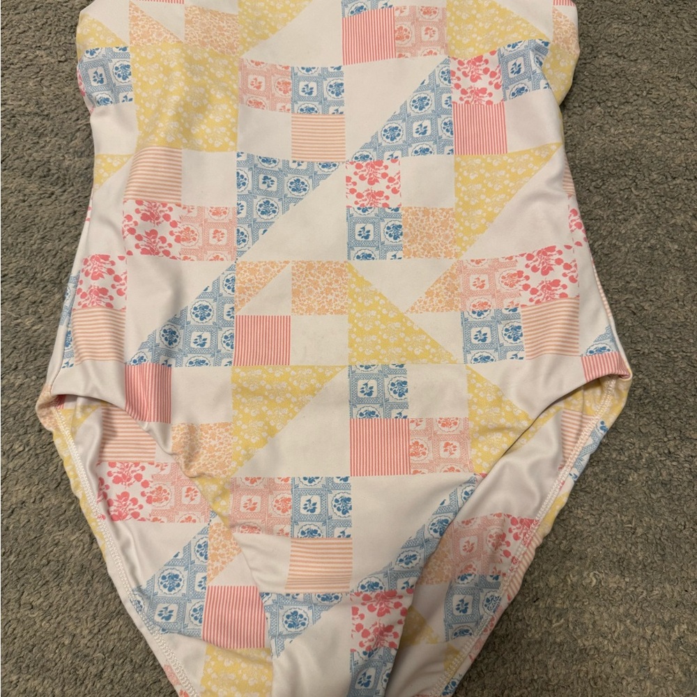 Minnow Womens Patchwork Swimsuit - Multicolor - image 3